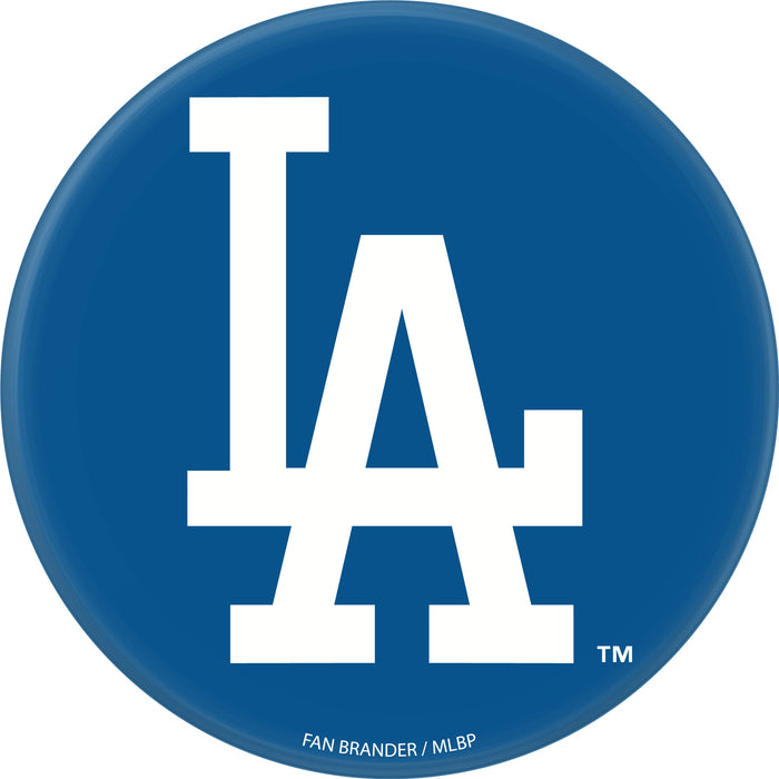 PopSocket PopGrip with Los Angeles Dodgers Primary Logo on Team Color Background