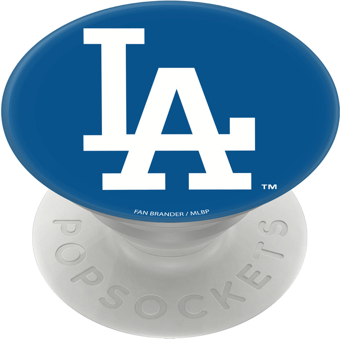 PopSocket PopGrip with Los Angeles Dodgers Primary Logo on Team Color Background