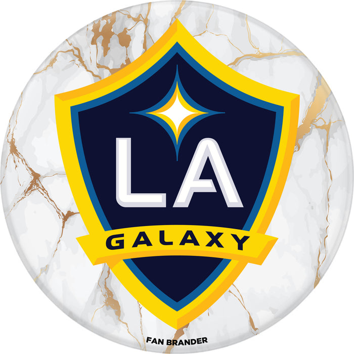 PopSocket PopGrip with  LA Galaxy White Marble design