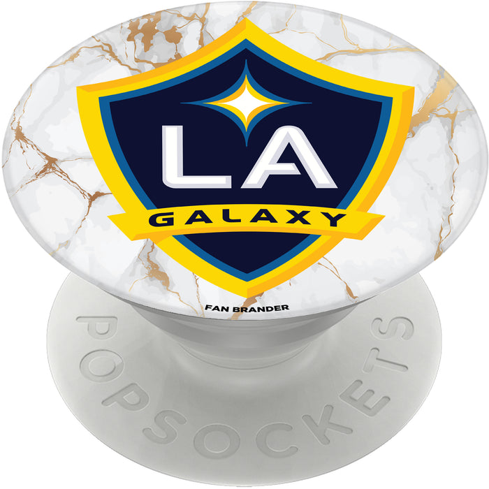 PopSocket PopGrip with  LA Galaxy White Marble design