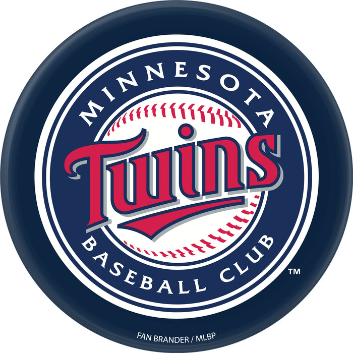 PopSocket PopGrip with Minnesota Twins Primary Logo on Team Color Background
