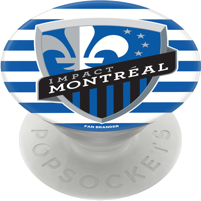 PopSocket PopGrip with Montreal Impact Stripes