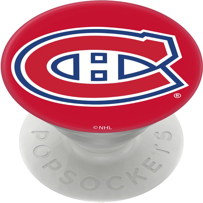 PopSocket PopGrip with Montreal Canadiens Team Color Background