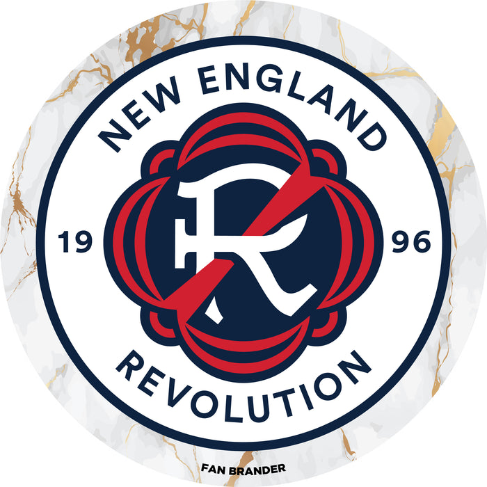 PopSocket PopGrip with  New England Revolution White Marble design