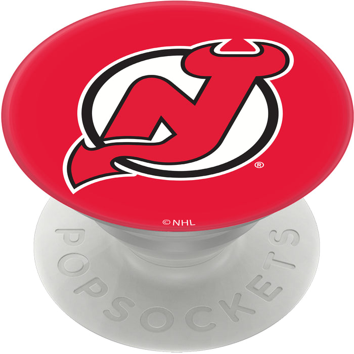 PopSocket PopGrip with New Jersey Devils Team Color Background