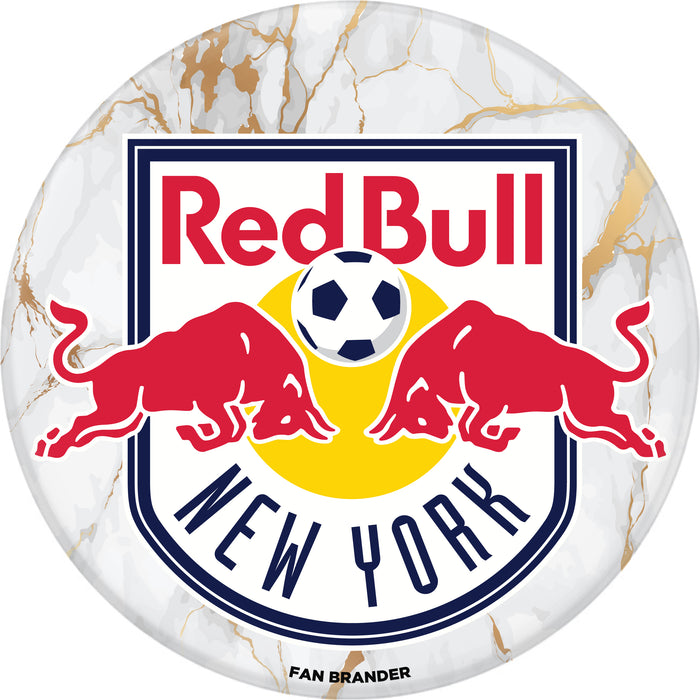 PopSocket PopGrip with  New York Red Bulls White Marble design