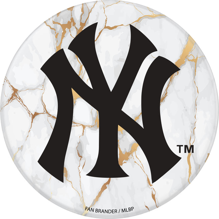 PopSocket PopGrip with New York Yankees White Marble design