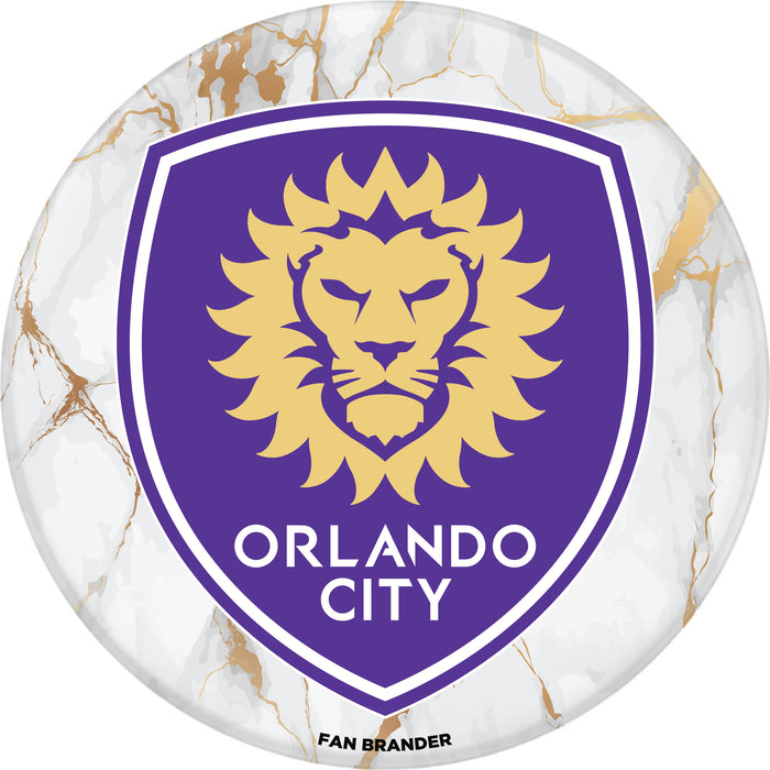 PopSocket PopGrip with  Orlando City SC White Marble design