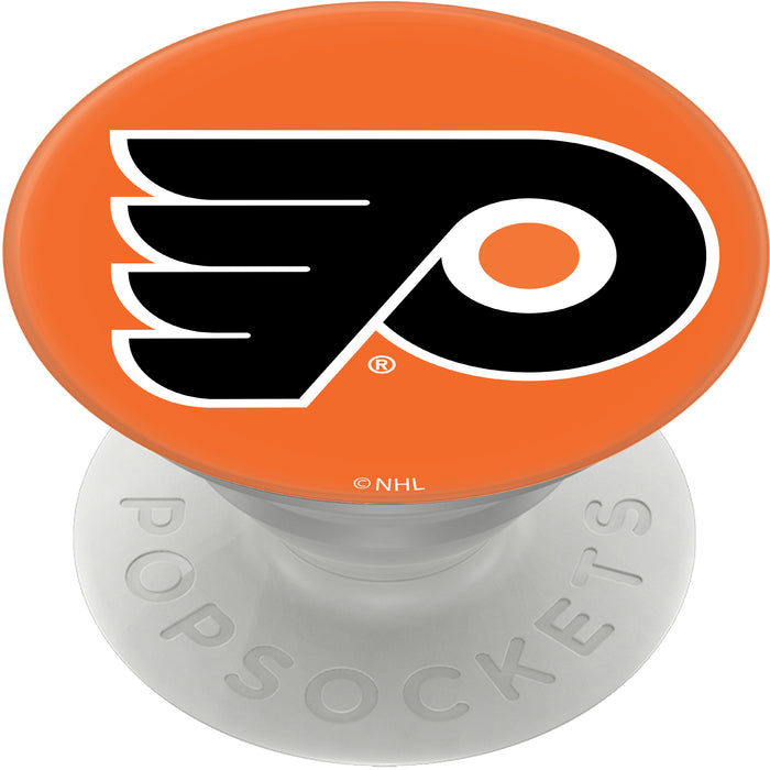 PopSocket PopGrip with Philadelphia Flyers Team Color Background