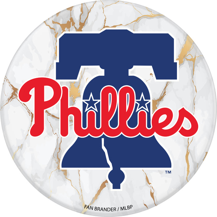 PopSocket PopGrip with Philadelphia Phillies White Marble design