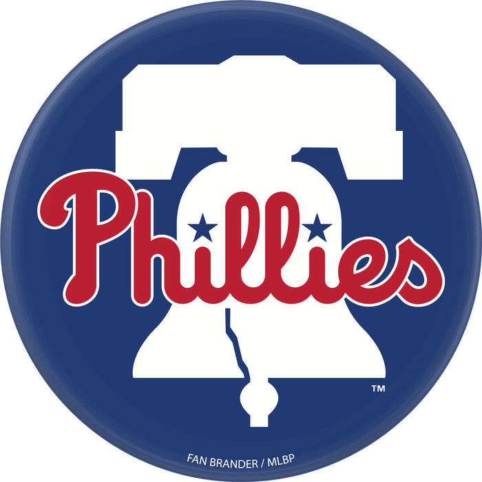 PopSocket PopGrip with Philadelphia Phillies Primary Logo on Team Color Background