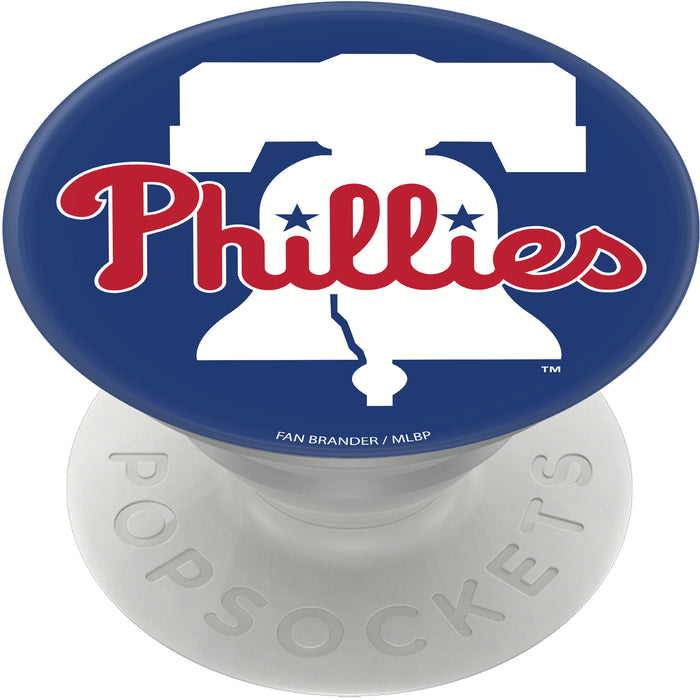 PopSocket PopGrip with Philadelphia Phillies Primary Logo on Team Color Background