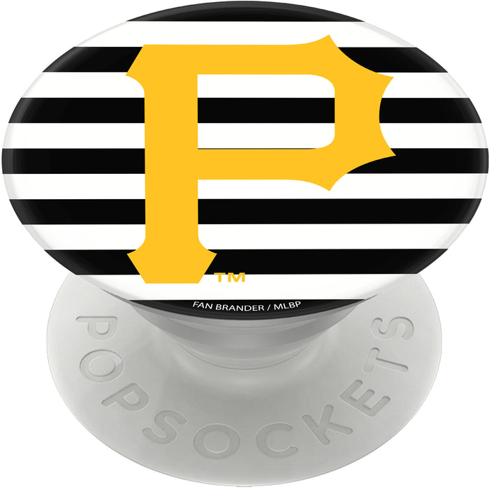 PopSocket PopGrip with Pittsburgh Pirates Primary Logo with Stripes