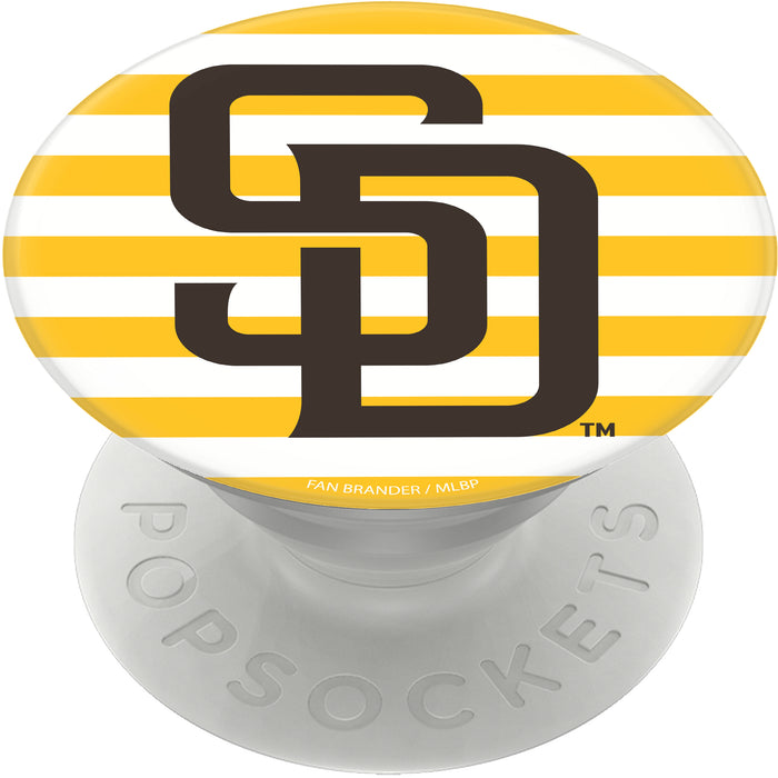 PopSocket PopGrip with San Diego Padres Primary Logo with Stripes