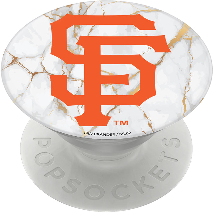 PopSocket PopGrip with San Francisco Giants White Marble design