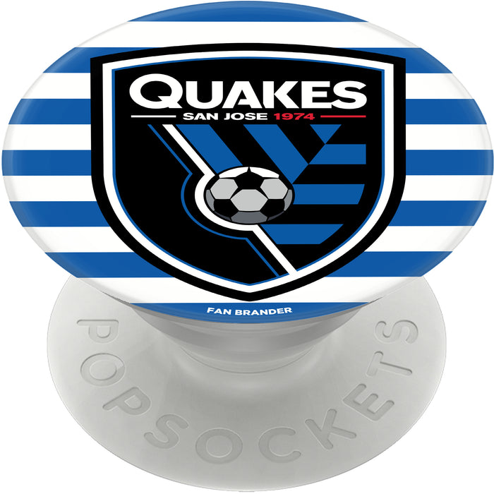 PopSocket PopGrip with San Jose Earthquakes Stripes