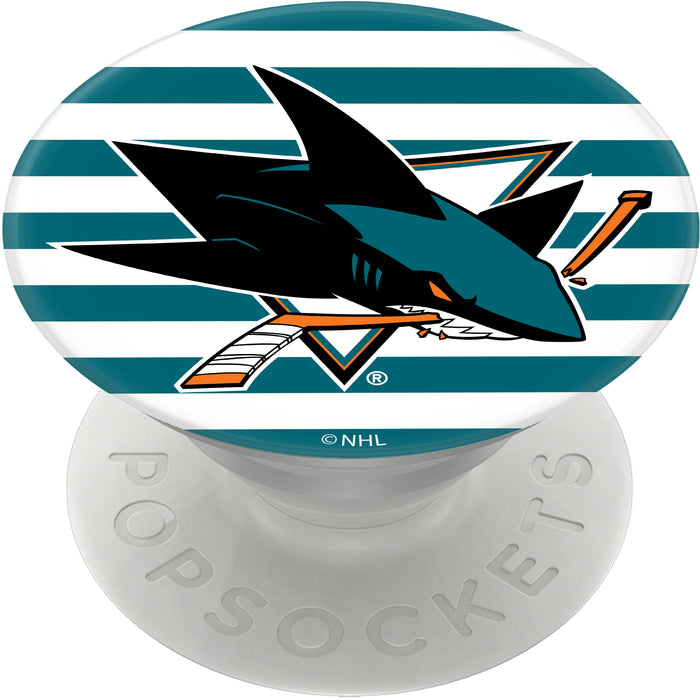 PopSocket PopGrip with San Jose Sharks Stripes