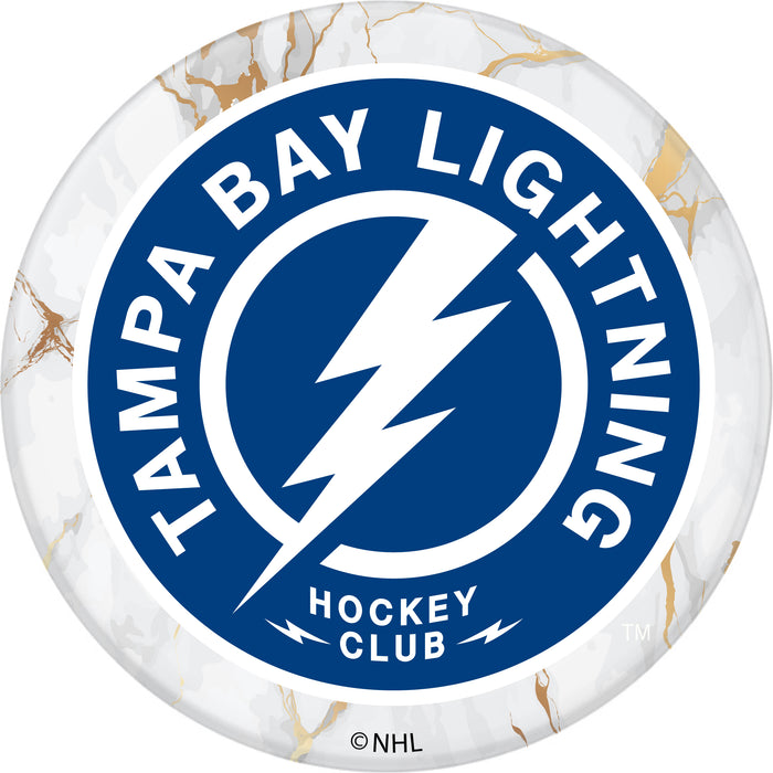 PopSocket PopGrip with Tampa Bay Lightning White Marble design