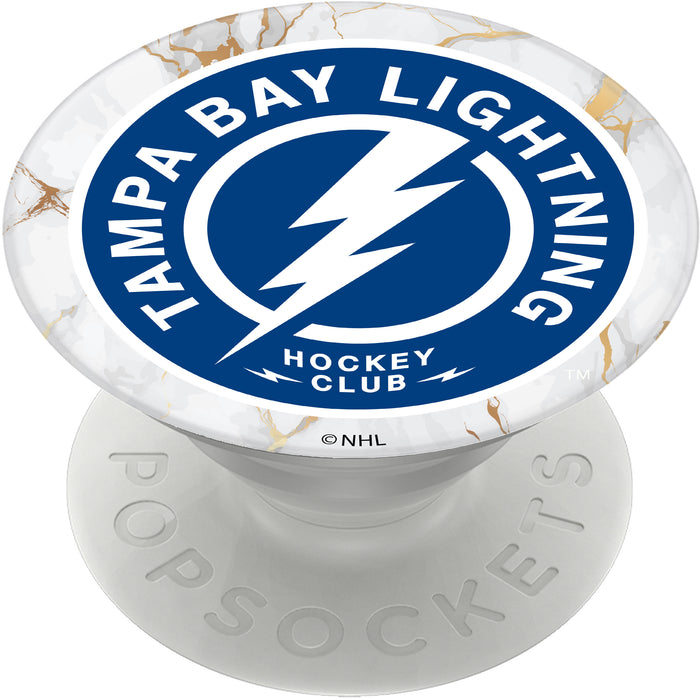 PopSocket PopGrip with Tampa Bay Lightning White Marble design