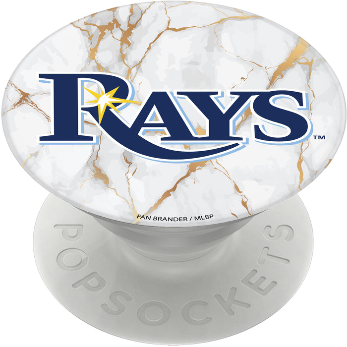 PopSocket PopGrip with Tampa Bay Rays White Marble design