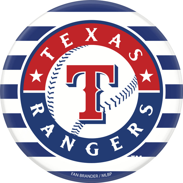 PopSocket PopGrip with Texas Rangers Primary Logo with Stripes