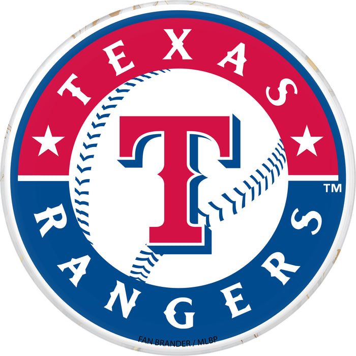 PopSocket PopGrip with Texas Rangers White Marble design