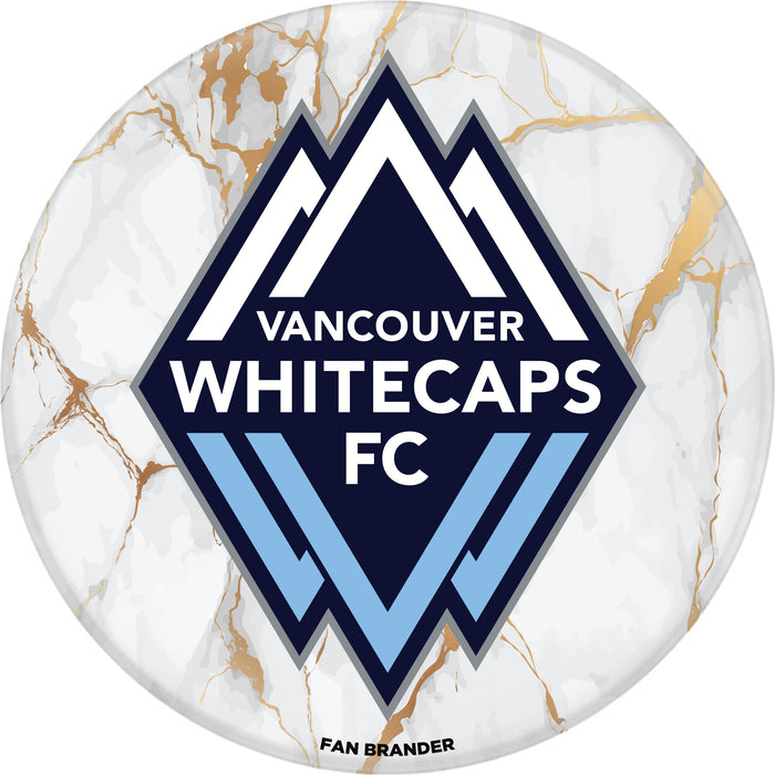 PopSocket PopGrip with  Vancouver Whitecaps FC White Marble design