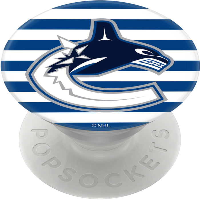 PopSocket PopGrip with Vancouver Canucks Stripes