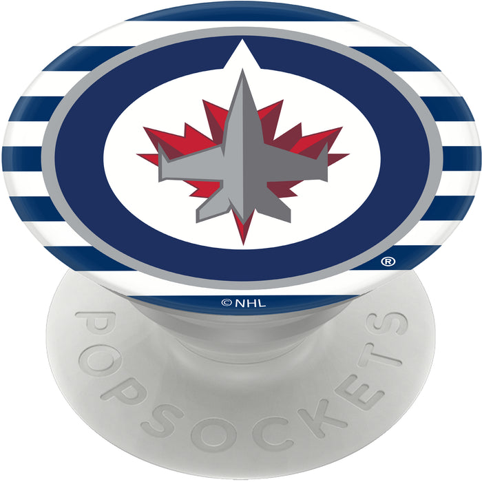 PopSocket PopGrip with Winnipeg Jets Stripes