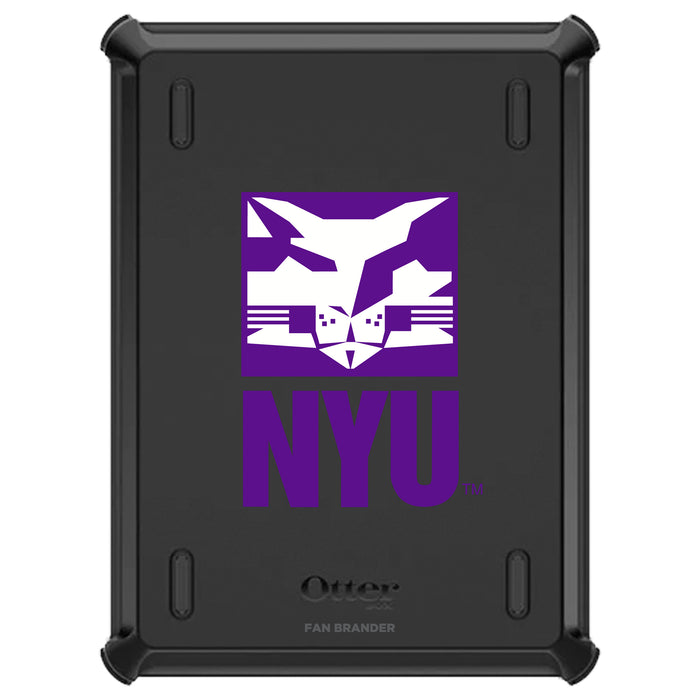 OtterBox Defender iPad case with NYU Secondary Logo