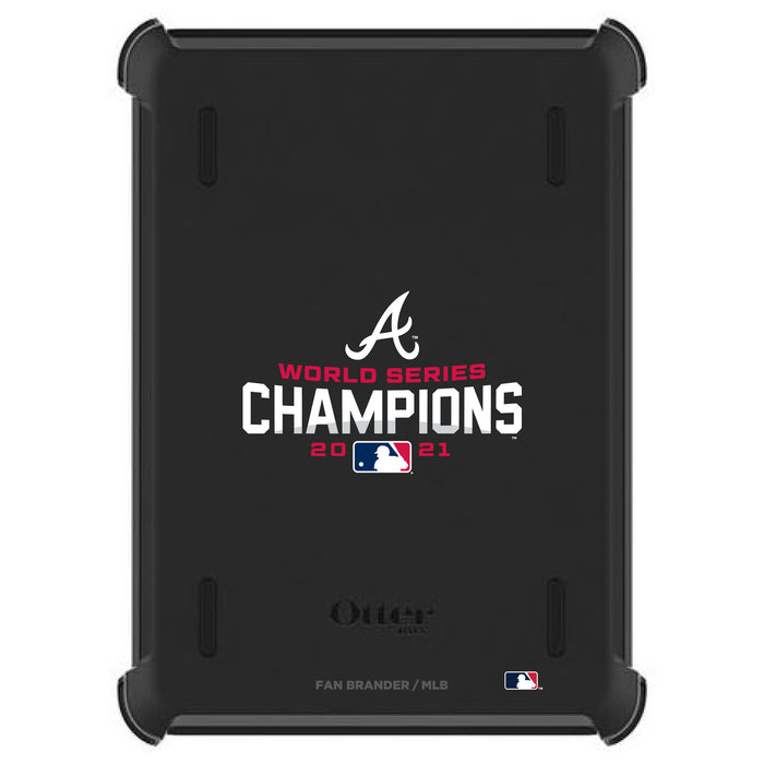 OtterBox Defender iPad case with Atlanta Braves 2021 World Series Champion design