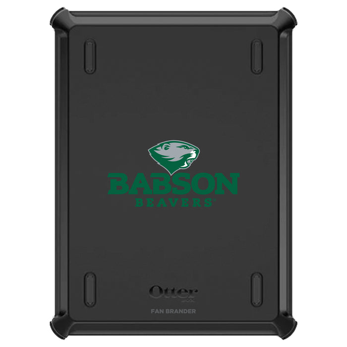 OtterBox Defender iPad case with Babson University Primary Logo
