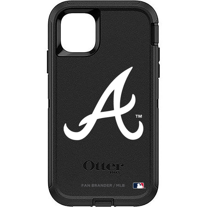 OtterBox Black Phone case with Atlanta Braves Primary Logo
