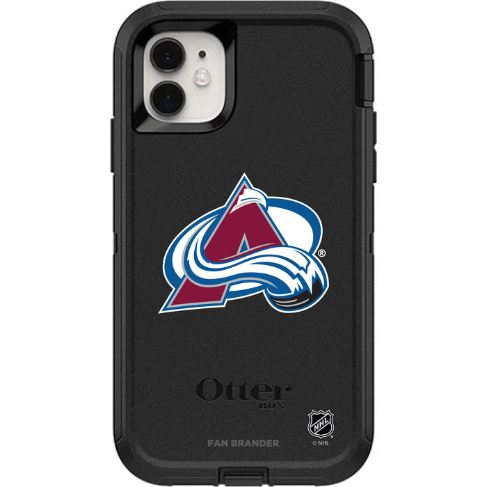 OtterBox Black Phone case with Colorado Avalanche Primary Logo