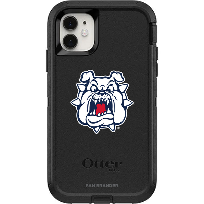OtterBox Black Phone case with Fresno State Bulldogs Secondary Logo
