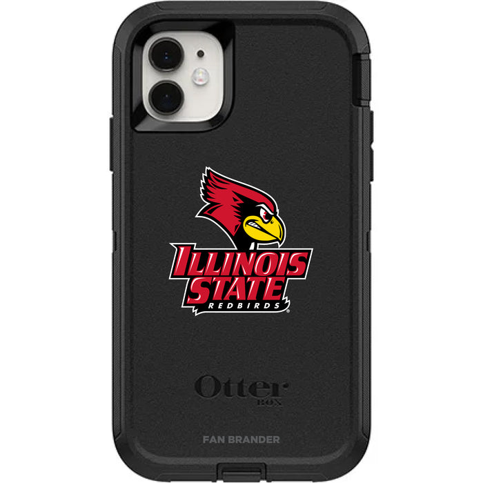 OtterBox Black Phone case with Illinois State Redbirds Secondary Logo