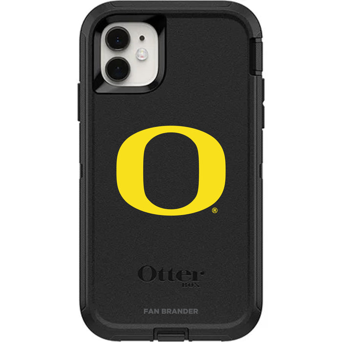 OtterBox Black Phone case with Oregon Ducks Primary Logo