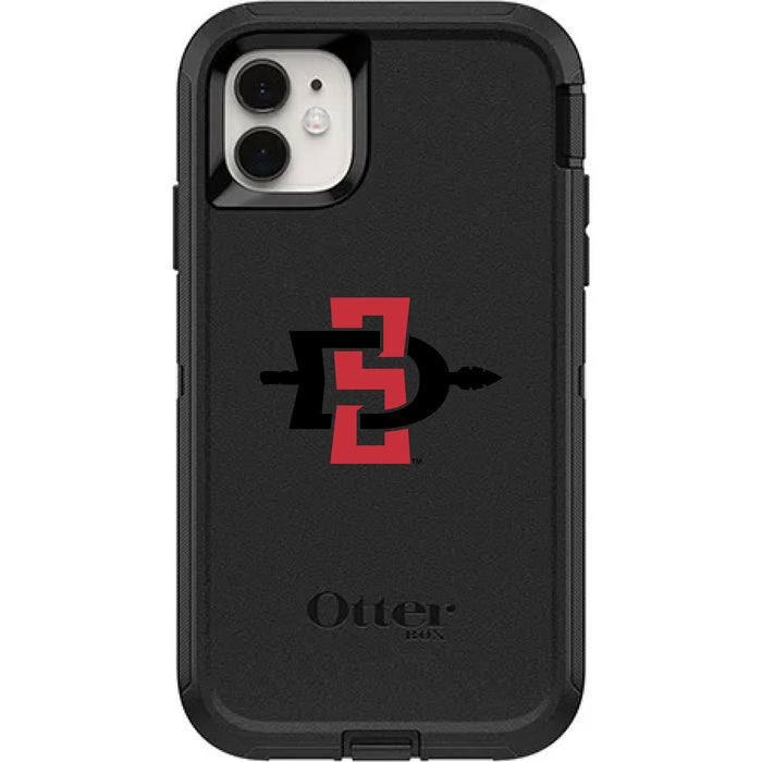 OtterBox Black Phone case with San Diego State Aztecs Primary Logo
