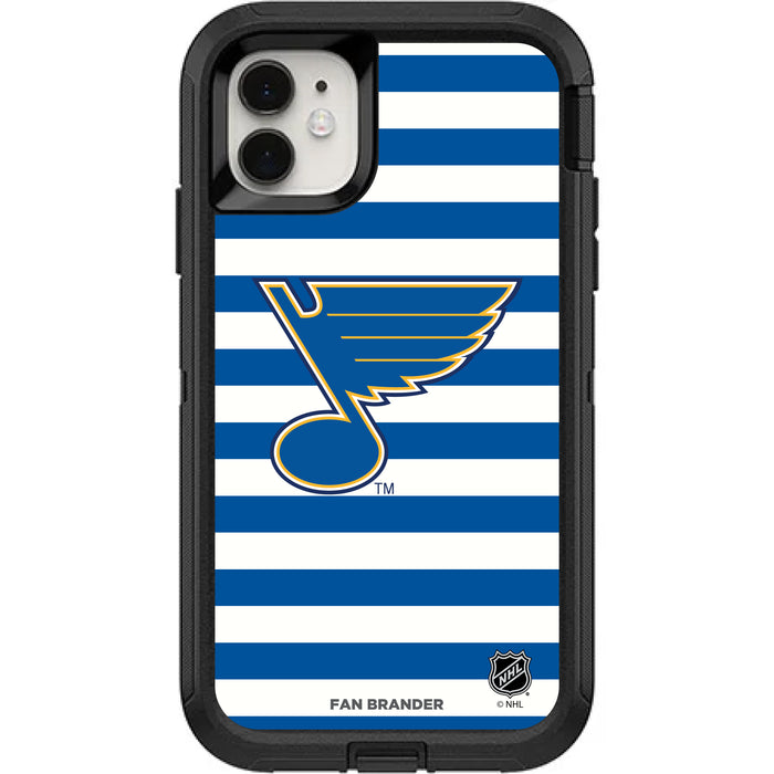 OtterBox Black Phone case with St. Louis Blues Stripes