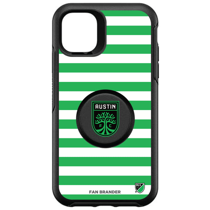 OtterBox Otter + Pop symmetry Phone case with Austin FC Primary Logo with Stripes