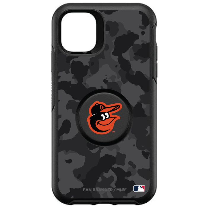 OtterBox Otter + Pop symmetry Phone case with Baltimore Orioles Urban Camo background