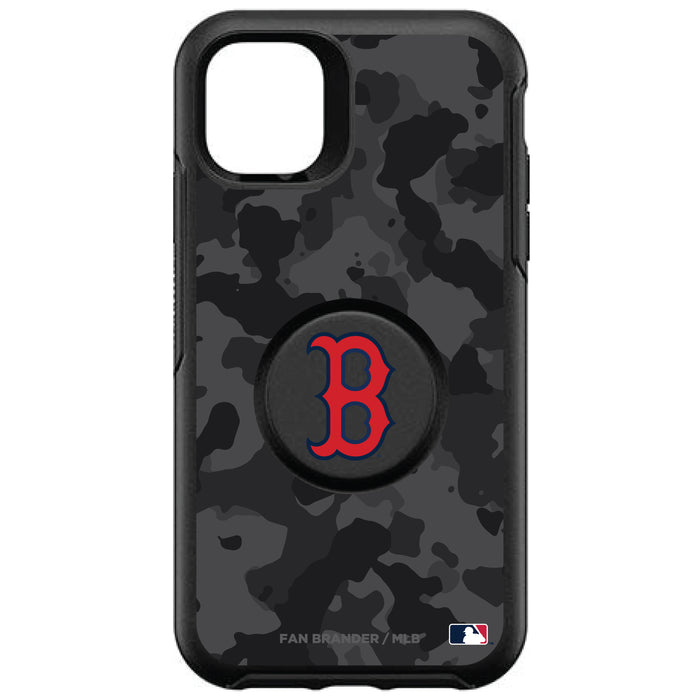 OtterBox Otter + Pop symmetry Phone case with Boston Red Sox Urban Camo background