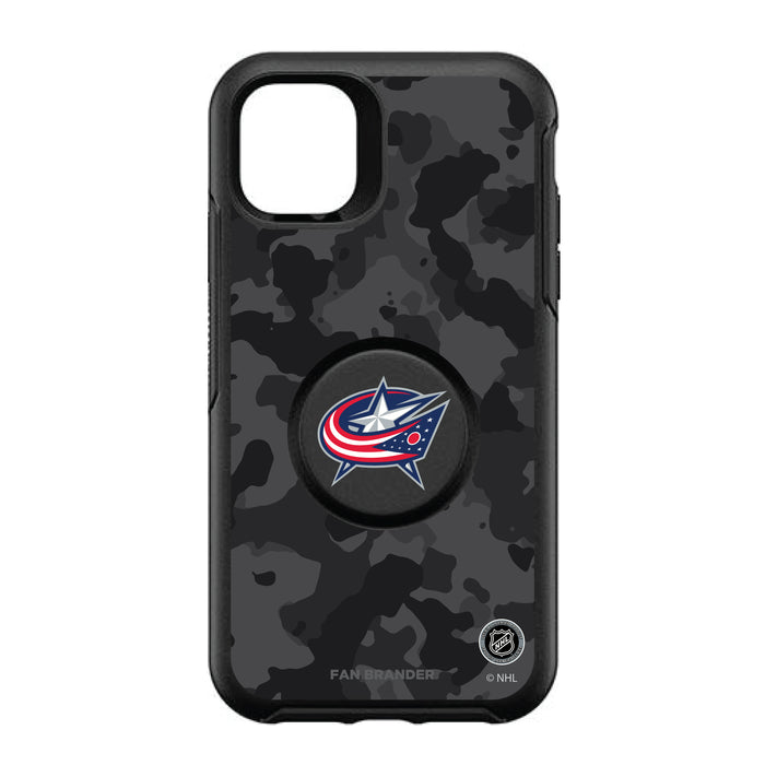 OtterBox Otter + Pop symmetry Phone case with Columbus Blue Jackets Urban Camo design