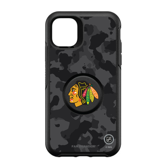 OtterBox Otter + Pop symmetry Phone case with Chicago Blackhawks Urban Camo design