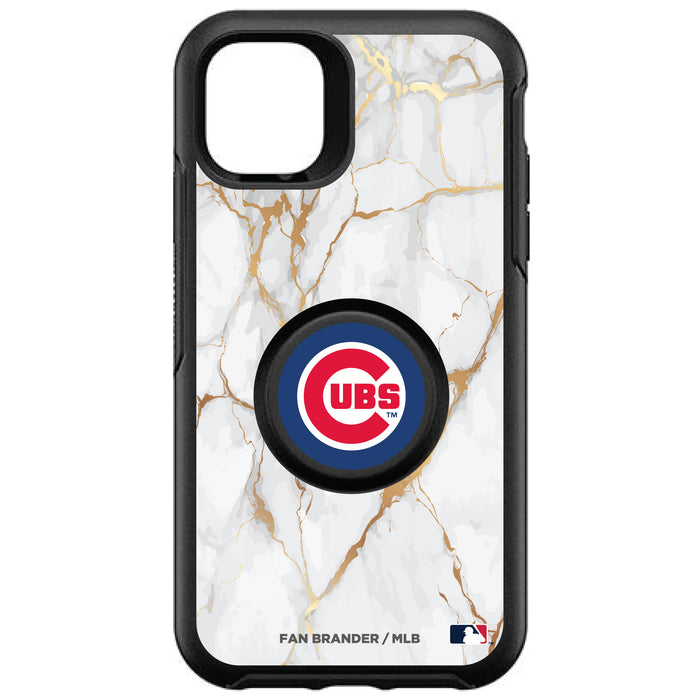 OtterBox Otter + Pop symmetry Phone case with Chicago Cubs White Marble design