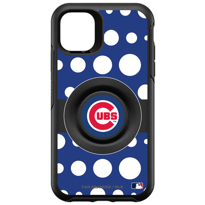 OtterBox Otter + Pop symmetry Phone case with Chicago Cubs Polka Dots design