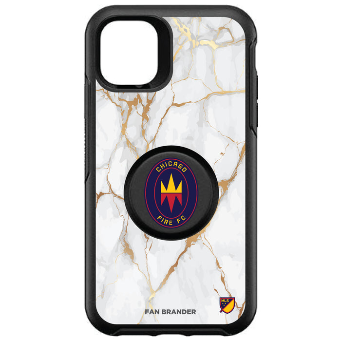 OtterBox Otter + Pop symmetry Phone case with Chicago Fire White Marble design