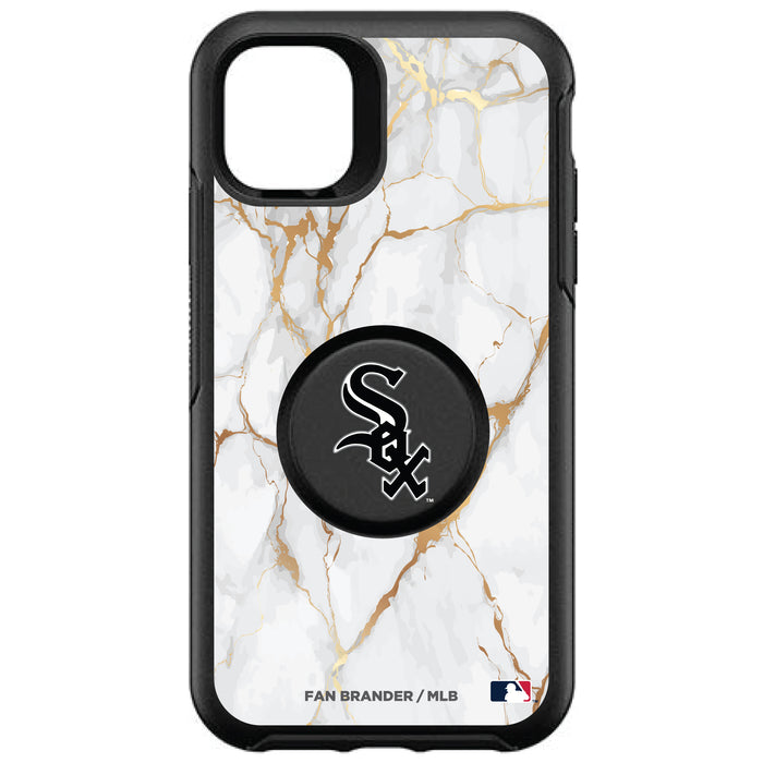 OtterBox Otter + Pop symmetry Phone case with Chicago White Sox White Marble design