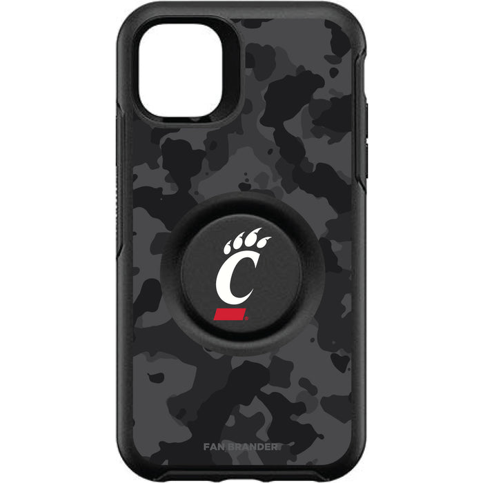 OtterBox Otter + Pop symmetry Phone case with Cincinnati Bearcats Urban Camo background