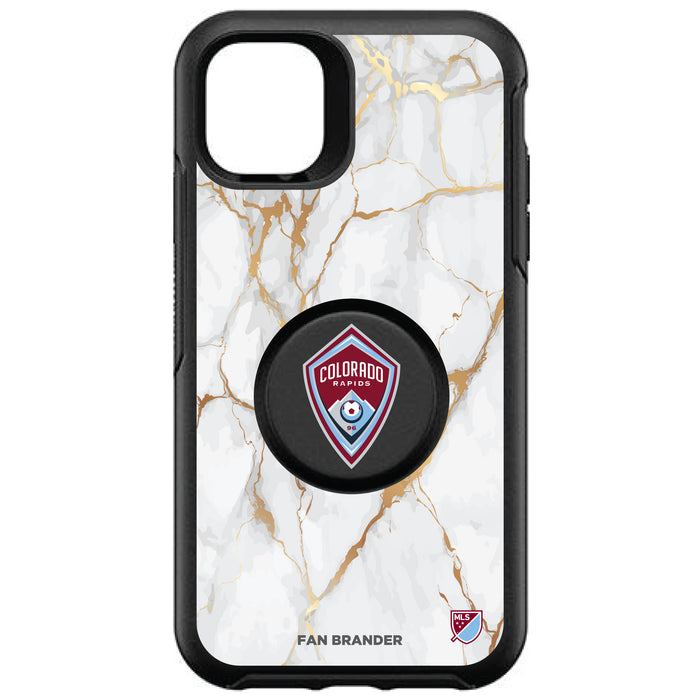 OtterBox Otter + Pop symmetry Phone case with Colorado Rapids White Marble design